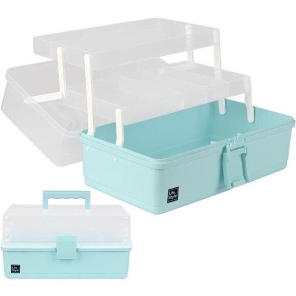 Sewing Storage Organizer Box 13-Inch Art Storage Box Craft Organizer - Picture 1 of 7